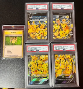 PSA 10 Pikachu V-Union 4 Sequential Set Japanese 025-028 25th Anniversary 2021 - Picture 1 of 1