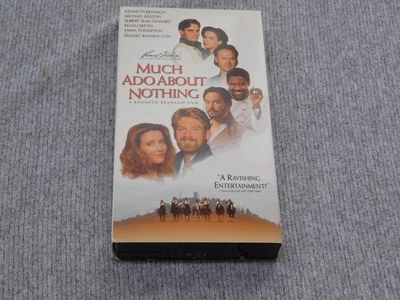 Much Ado About Nothing VHS 1993 PG-13 Columbia TriStar Home Video Slipcover - Image 1 of 4