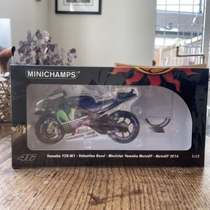 Minichamps 1/12 122 163046 Yamaha YZR-M1 Valentino Rossi Movistar MotoGP 2016 - Picture 1 of 7