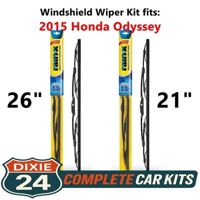 Rain-X Weatherbeater Windshield Wiper Kit fits: 2015 Honda Odyssey (26" & 21") Foto 1 de 4