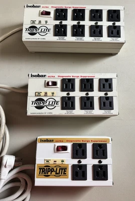 3 Tripp Lite ISOBAR ULTRA 8 -6-4 Surge Protector Working & Tested - Image 1 of 2