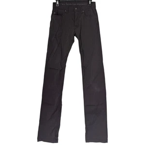prAna Pants Mens 28 Gray Slim Fit Stretch Nylon Hiking Travel Quick Dry Outdoor - Picture 1 of 9