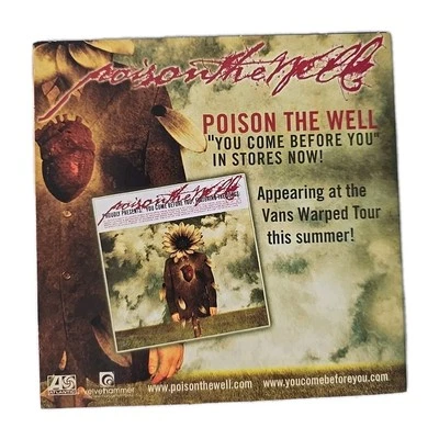 Rare 2003 Concrete Cormer Import Promo CD Songs & Videos Poison The Well Metal - Image 1 of 3