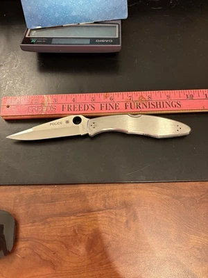 Spyderco Style Police,  VG10 Combination Blade Compression Lock Folding Knife - Image 1 of 4