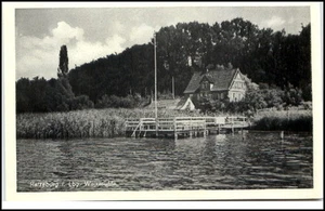 Ratzeburg Schleswig-Holstein AK um 1940 Partie an der Walkmühle Mühle Steg - Picture 1 of 1