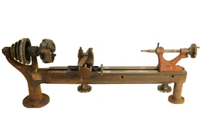 Antique Goodell Pratt Small Benchtop Metal Lathe 3" x 15" w/ Cross Slide - Bild 1 von 24