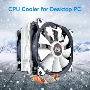 MT6 12cm CPU Kühler Lüfter 6 Heatpipes 4 Pin Heatsink (Dual Fan) UK - Bild 1 von 7