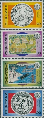 Vanuatu 1985 SG416-419 International Youth set MNH Cover