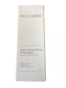 Incellderm Aqua Sonnengel 50ml LSF 45+ UVA- und UVB-SCHUTZ EXP. 5/2025 - Neu in OVP - Bild 1 von 2