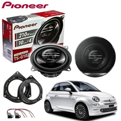 Kit 2 Casse Altoparlanti Pioneer Posteriori 10cm per Fiat 500 dal 2008 - Immagine 1 di 4