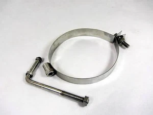 3" 76MM MM EXHAUST SILENCER BOX HANGER BRACKET STRAP STAINLESS STEEL UNIVERSAL - Picture 1 of 1