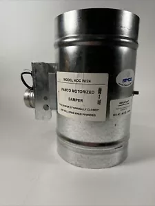 FAMCO ADC624 ADC w/24 6in Motorized HVAC Damper Normally Closed 24v AC - Picture 1 of 6