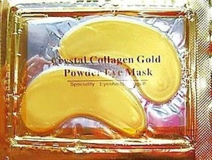 Máscara para ojos de colágeno en polvo de 24 K antiarrugas bolsas de envejecimiento hidratante VENTA EN REINO UNIDO - Imagen 1 de 1