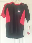 Sugoi Mens RSX Training Jersey, Red Black  Size S BNWT Semi Fit