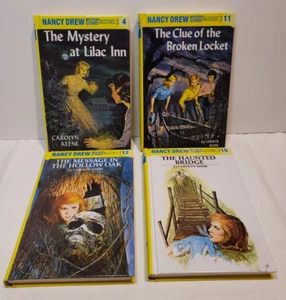 Nancy Drew Mystery Stories Set, 4 Bücher, Hardcover WIE NEU # 4, 11, 12, 15 - Bild 1 von 2