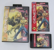 Splatterhouse 3 Genesis COMPLETE Case Manual Sega CIB Splatter House Authentic