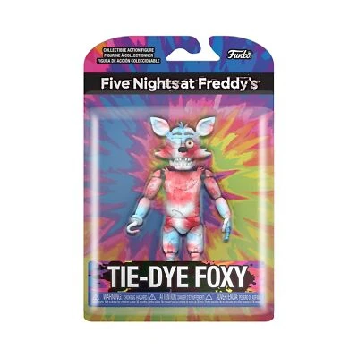 Коллекционная виниловая экшн-фигурка Five Nights at Freddy's Tie Dye Foxy 5 дюймов - Изображение 1 из 4