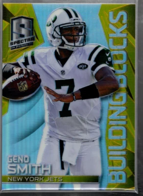 B4256- 2014 Panini Spectra Building Blocks Prizms Gold #6 Geno Smith /25 - NM-MT - Image 1 of 2