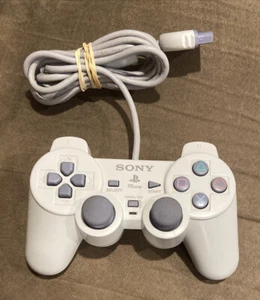 Controller Ufficiale Sony Playstation 1 PS1 PSone Bianco! Spedizione veloce! Autentico - Foto 1 di 8