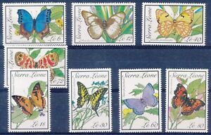 [BIN21794] Sierra Leone 1989 Butterflies good set very fine MNH stamps