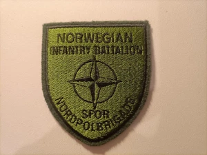 TOPPA O PATCH SFOR NORWEGIAN INFANTRY BATTALION NORDPOLBRIGATE - Imagen 1 de 2