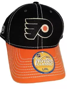 Philadelphia Flyers Mens Sizes S/M-L/XL Reebok 2012 Winter Classic Black Hat $24 - Picture 1 of 7