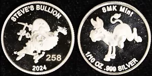 Steve's 1/10oz Silver Round Coin - Picture 1 of 3