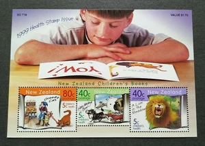 1999 New Zealand Health Stamp Issue, Children's Books Miniature Sheet MS Mint NH - Picture 1 of 2