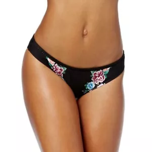 Bikini da bagno donna Lucky Brand Zen Garden fondo - nero - taglia S - Foto 1 di 3