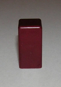 Original Vintage / Antik Röhrenradio Plaskon Druckknopf weinrot burgund - Bild 1 von 3