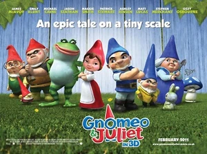 Gnomeo and Juliet (2011)_4 Movie Film Poster Canvas iconic design - Picture 1 of 9