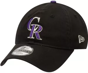 Colorado Rockies New Era Black Core Fit 49Forty Fitted Hat Cap L - Bild 1 von 4