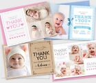 Personalised New Baby Thank You Cards Photo Birth Announcement Girl or Boy