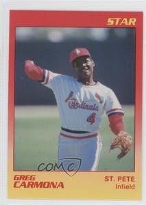 1989 Star St Petersburg Cardinals Greg Carmona #5