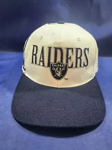 Vintage Oakland Raiders Sports Specialties Hat Shadow Logo Snapback Cap - Picture 1 of 11