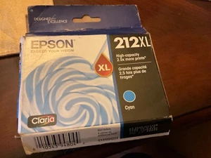 Genuine Epson 212XL Cyan High Yield (T212XL220-S/CP) - Exp 03/2025 - Picture 1 of 4