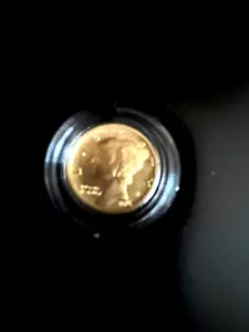 2016 -W- gold Mercury Dime - Picture 1 of 4