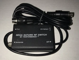 OEM Authentic Sega Saturn RF Switch By Performance Model No.p.-045 Vintage - Picture 1 of 2
