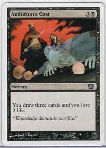 1x Ambition's Cost - MTG Core Set 8th Edition - Near Mint - Bild 1 von 1