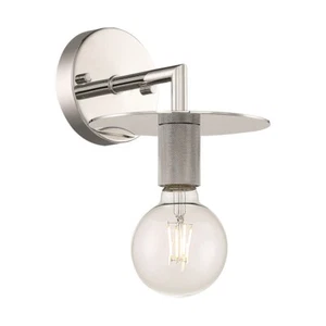 Nuvo Lighting Bizet 1 Light Sconce, Polished Nickel - 60-7251 - Picture 1 of 1