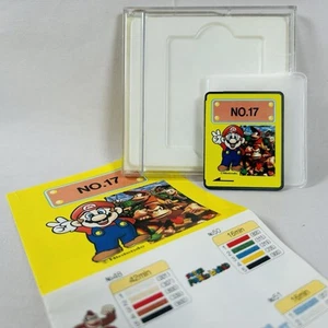 Brother No. 17 Nintendo Super Mario World & Super DK Embroidery Design Card VGC - Picture 1 of 4