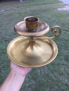 Vintage Virginia Metalcrafters Brass Candlestick Holder (G53) - Picture 1 of 5