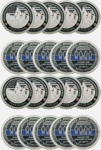 (10) I FEAR NO EVIL CHILDREN OF GOD silver coins honor law enforcement officers - Picture 1 of 4