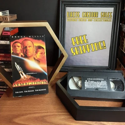 Armageddon - VHS 1998 - Bruce Willis - Free Shipping! Buy 2 Get 1 Free!!! - Image 1 of 4