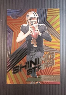 Derek Carr 2023 Panini Illusions Shining Stars #6 Saints - Image 1 of 2