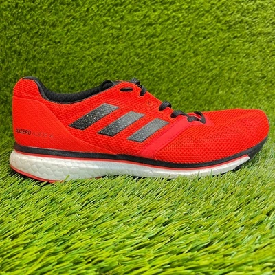 Adidas Adizero Adios 4 Mujer Talla 9 Negro Carmesí Zapato Deportivo para Correr Tenis Foto 1 de 4
