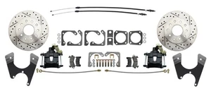 Fits 1967-69 Camaro 10/12; Disc Brake w/E-Brake&Slotted Rotor-Black DBK1012SLX-B - Picture 1 of 7