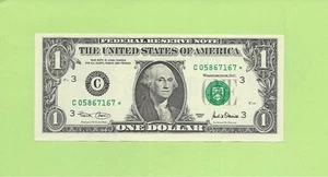 2001* ..UNCIRC $1 C 0586 7167 * .... 2001 $1 C-* STAR NOTE FRN - Picture 1 of 2
