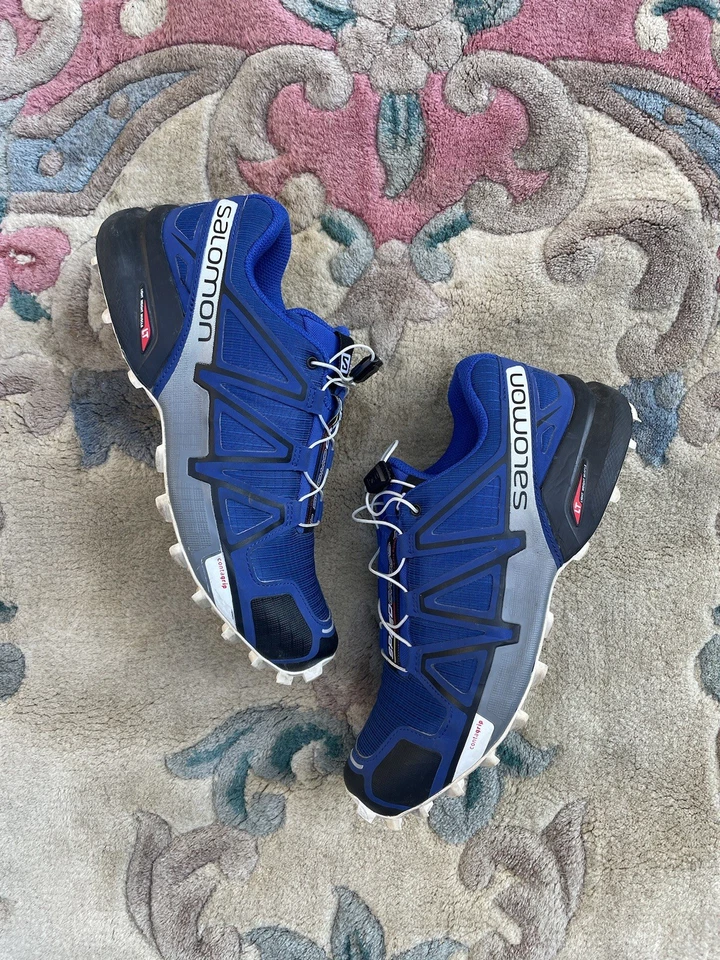 Salomon Blue Speedcross 4 Trail Running Shoes - 7.5US Men’s 8.5US Women’s  - Image 1 of 4