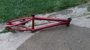 RETRO Redline Special ED Double X BMX Bike Frame Deep Red OEM Pro Grade Tank - Picture 1 of 16